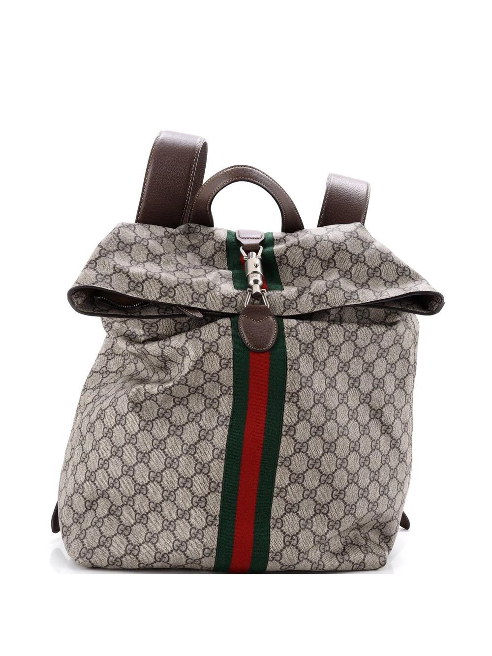 Gucci Jackie Web Backpack Gg Coated #349760G19B
